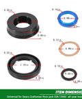 1.5 Ton Floor Jack Seal Replacement Kit With O Rings Piston And Washer Complete 22 Piece Hydraulic Jack Rebuild Kit sizes