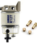 10 Micron Fuel Water Separator Kit For Outboard Motors Marine Filter System With 30 GPH Flow Removes Water And Particles
