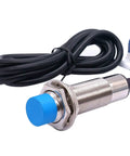 Inductive Proximity Sensor Switch With 8mm Sensing Distance M18 Cylinder, 5V DC, PNP NO Normally Open, 3-Wire Cable, LJ18A3-8-Z/BY