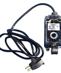 Adjustable 120V Pond Deicer With Thermostat 0 To 80 Degrees Dock Bubbler and Marina Deicer Pond Aerator, black power cord