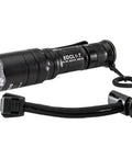 Edcl 1 Everyday Carry LED Flashlight Black With Regulated Output 500 Lumen High And 5 Lumen Low, featuring a durable black finish.
