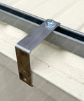 Built Tough Aluminum Roof Bracket For Conex Shipping Containers Mounting On Unistrut And Superstrut Exterior Solar Panel Support