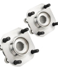 Front Wheel Hub Bearing Assembly Pair For 2007-2012 Nissan Sentra 4 Lug 513297 Direct Fit OE Replacement Plug And Play