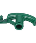 Fabater Heavy Duty Cast Iron Pipe Bender green manual tube former tool for precise bends in PVC and aluminum pipes.