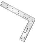 Real Deal Stainless Steel L Square Framing Ruler 4 By 6 Inch 90 Degree Layout Tool double sided with clear scale markings.