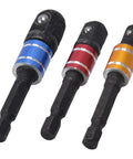 Must-Have 1/4 Inch Hex Shank To Square Head Socket Adapter Kit With Durable Chrome Steel Build For Versatile Tool Conversion And Heavy Duty Performance On Any Project, three-piece set