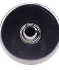 Top view of Inline Magnetic Transmission Power Steering Filter 3 Eighths Inch Hoses Universal Fit for Light Trucks and Cars Part 3810000 TF101M