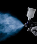 Lightweight Pneumatic Hvlp Spray Gun With 0 8 And 1 0 Mm Nozzles For Sweet Automotive Finishes Zero Fuss Airbrush Kit in action.