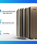 Diagram of Tough As Nails Heavy Duty Wall Safe Box With Fingerprint And Password Access Four Unlock Modes Including Digital Footprint Key Password And Fingerprint Plus Password Waterproof Alloy Archive Safe Chest For Office And Home Use Black showcasing layers of material and paint quality.