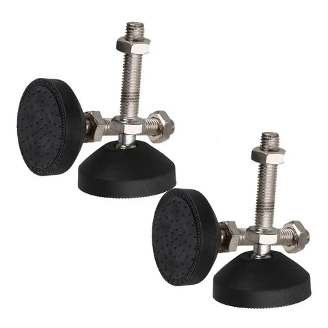 Hella Sturdy Adjustable Leveling Feet With Universal Joint Nylon Base Bumpers for Wobbly Tables set of two with 50mm base