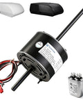 RV Air Conditioner Fan Motor Replacement With Capacitor One Third Horsepower 115V Dual Speed 1675 And 1080 RPM Replaces D1092