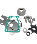Water Pump Impeller Kit For Yamaha Outboard 40 50 60 HP F40 C40 P40 F50 C50 P50 F60 2 Stroke Replacement Includes Impeller 6H3 44352 00 00 Sierra 18 3434 Gearcase Repair, showing components like gasket and bolts.