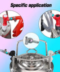 Two Pair Hose Swivel Nut Barb Fittings With Three Sixteenths And Five Sixteenths Inch Barbs Stainless Steel One Quarter Inch MFL Quick Disconnects For Home Brewing Keg Systems Liquid And Gas Quick Disconnects on keg lines