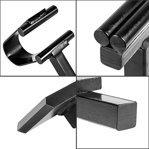 1 Inch Hardy Tool Set For Blacksmithing Forge Hot Cut Stake Creasing Stake And Spring Fuller 3 Piece Kit in detail view