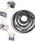 Must Have 20 Pack Round Rubber Belts For Tape Machines, 1mm Diameter, mixed lengths for cassette players and model making