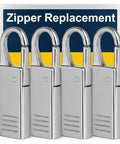 4 Pack Heavy Duty Zipper Pulls Replacement Clips Clip On Tabs Silver For Jackets Coats Luggage Suitcases Backpacks Boots And More Grab And Go Easy Install Zipper Puller Parts
