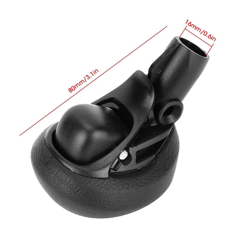Upgrade Your Ride With This Sleek Tertioi Gear Shift Knob And Lever For Smooth Manual Or Auto Transmissions. Features Anti Skid Grip, Easy Install Kit, And Wrap Tape For A Custom Look That Keeps Your Drive Cool And Comfortable While You Cruise The. black gear shift knob and lever, 80mm x 16mm, ABS and rubber