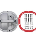 Heavy Duty 8.8 Rear Differential Cover Girdle System For Ford Mustang F150 Bronco Explorer includes cast aluminum cover and hardware.