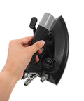 Pro Grade Commercial Steam Iron For Clothes With Instant Heat Retention And Consistent Steam Output Heavy Duty Handheld Industrial Iron Steamer For Clothing Factories And Dry Cleaners Built For Bulk Pressing, black handheld steam iron