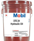 DTE 24 Hydraulic Oil ISO 32 5 Gallon Heavy Duty Machinery Grade With Superior Oxidation Stability Anti Wear Protection
