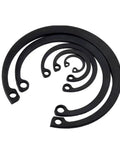 Pro Grade External And Internal Retaining Circlips Kit With Pliers Shaft Collar Washer Set Black Steel C Type Snap Ring Assortment