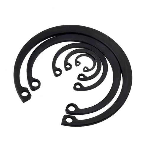 Pro Grade External And Internal Retaining Circlips Kit With Pliers Shaft Collar Washer Set Black Steel C Type Snap Ring Assortment