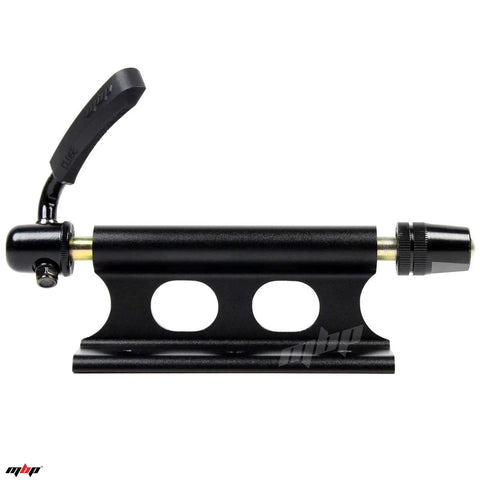 Alloy Quick Release Fork Mount Bike Block 9x100mm for Truck Bed Rack and Storage, Easy Access Skewer, Black