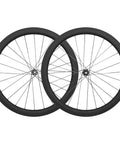 46mm Carbon Clincher Disc Brake Wheelset For Road Bikes, 24H Front And 24H Rear, Tubeless Ready, Center Lock TA, RD36T 240