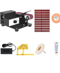 Heavy Duty Pneumatic Mini Belt Sander And Air Powered Belt Grinder For Deburring Collision Repair includes sanding belts and accessories.