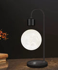 Floating Moon Lamp With Built In Qi Wireless Charger Modern Levitating Light With Touch Control For A Warm Ambience Night Light