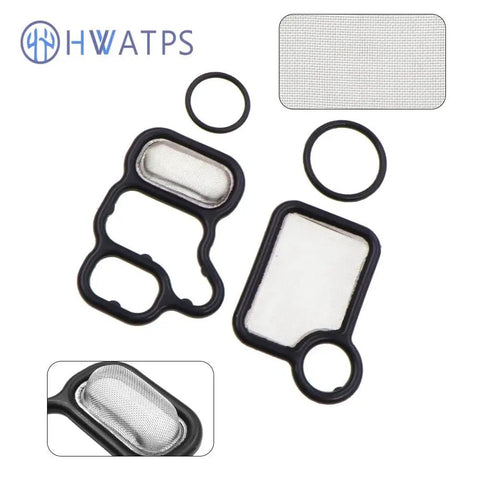 Honda Civic VTEC Solenoid Gasket Kit With Spool Valve Filter And O Rings Plug And Play Direct Fit Includes 15815-RAA-A02 Gasket