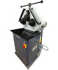 Heavy Duty Electric Ring Roll Bender, Top Shelf Metal Rolling Machine with 1100W motor for fabricating steel pipes.