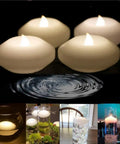 48 Pack Floating LED Candles Water Activated Battery Powered Flameless Flicker Lights For Baby Shower Wedding Home Party Decor
