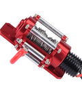 Solid Metal Electric Winch For 10 Scale RC Crawler D90 D110 TF2 KM2 With Realistic CNC Machine Look and rugged metal design.