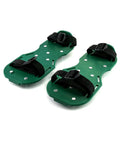 Lawn Aerator Shoes With Spikes For Soil Aeration Adjustable Straps And Heavy Duty Buckles One Size Fits All 13 Metal Spikes Per Shoe