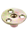 30Pcs M6 M8 M10 Brad Hole Tee Nuts With Beefy Round Base Screw In Carbon Steel Zinc Plated Three Hole Lock Nut on white