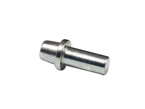 Close-up of a solid steel pin, part of a Replacement Tension Pins For 4 Inch Double Action Hinges Two Pack Solid Steel Pins For Setting Tension In Double Action Hinges Ideal For Residential And Commercial Doors By Hinge Outlet.