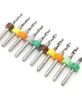 10 Piece Micro Twist Bits Straight Handle Tungsten Steel Drill Bit Set For PCB Repair Mini Circuit Board Bits 2.1 To 3.0mm