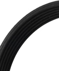 Hardcore Heavy Duty Water Pump Timing Belt Kit Fits Gmc Sierra 3500 Hd 6 0 Liter V8 Engines From 2007 Up Through 2019 Replace Old Parts Quick Without Losing Coolant Flow For Trucks That Need Some TLC And Serious Attention black ribbed timing belt close-up