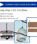 Heavy Duty 50ft 2mm Stainless Steel Chain With Spool For Hanging Bird Feeders Dog Leashes Signs And DIY Projects 304