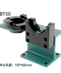 Battle Tested BT50 CNC Milling Machine Clamping Bracket Fixture Assembly crafted from thick stainless steel, highlighting stable tool holding.