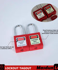 Lockout Tagout Kit For Electrical Safety With Group Lockout Hasps And Circuit Breaker Lockouts Safety Padlocks With Numbers