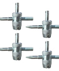 4 In 1 Tire Valve Core Removal Tool Set With 4 Way Universal Wrench For Fast Deflation Unblocking Pull Rod Re Tapping Threads And Valve Reaming