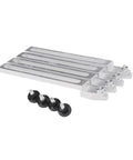 Beefy Pro Grade BGA Jig Fixture And Reballing Accessory Bracket for PCB Repair and Rework Stations, 4 aluminum clamps, 120mm