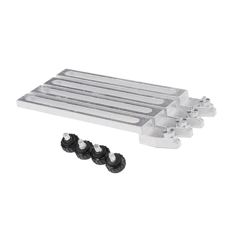 Beefy Pro Grade BGA Jig Fixture And Reballing Accessory Bracket for PCB Repair and Rework Stations, 4 aluminum clamps, 120mm