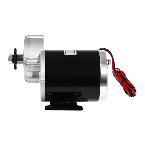 Heavy Duty Brushed DC Motor Gear Reduction Unit, 48V 600W 450 Rpm Electric Bike Conversion Kit with side view.