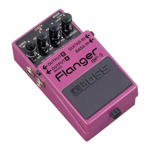 BF-3 Flanger Guitar Effects Pedal With Momentary Mode, Tap Tempo, Ultra Gain And Pan Modes, Stereo Flanging