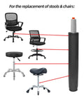 Heavy-Duty Gas Lift Cylinder For Office Chair, Gaming Chair And Stool Replacement Parts, 14 To 22 Inch Length, with chairs and stools