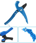 No Sweat 2 In 1 Drip Irrigation Tubing Cutter And Sharp Hole Punch For Pe Pipe 16 To 25 Mm, blue tubing cutter and hole punch set