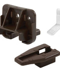 Drawer Track Guide And Glides Replacement Kit For Dressers Hutches And Nightstands Brown Easy Install No Fuss Durable Hardware